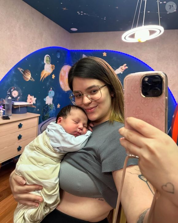 Ravi, segundo filho de Viih Tube e Eliezer, nasceu no dia 11 de novembro de 2024