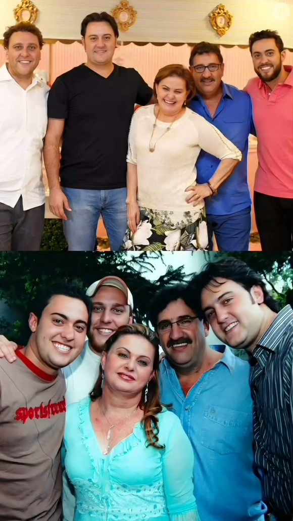 Ratinho e Solange Massa são pais de três filhos, Ratinho Jr., Gabriel e Rafael, e avós de oito netos