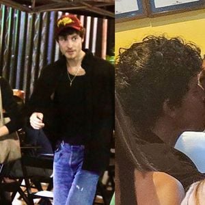 Bruna Marquezine e Shawn Mendes foram flagrados em um restaurante do Rio