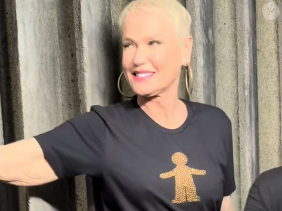 Xuxa responde com sinceridade a críticas sobre flacidez no braço