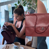 Aos 28 anos, Sasha Meneghel ganha de aniversário bolsa Chanel da coleção Primavera-Verão 2026 de couro no tom borgonha avaliada em R$ 80 mil; achei na Shein modelo semelhante ao presente da filha da Xuxa por menos de R$ 130