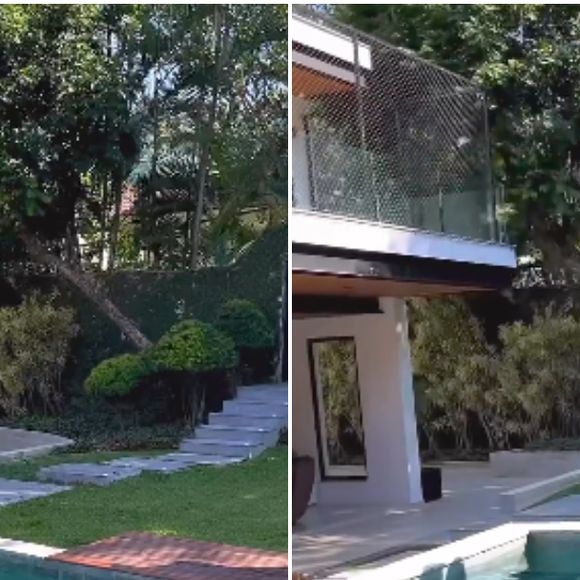 Casa de Romulo Estrela promove integração entre área interna e externa, o que era um dos desejos do casal