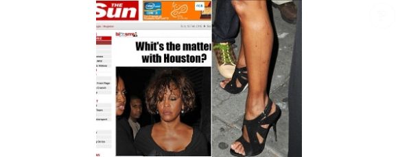 Na noite anterior à tragédia, imagens divulgadas pelo jornal The Sun mostravam Whitney saindo de uma boate em estado desorientado e com ferimentos visíveis nas pernas, segundo testemunhas