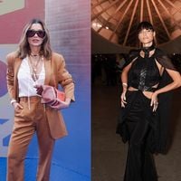 Alfaiataria chic e decotão, recortes, transparência e mais: famosas aliam elegância e ousadia no último dia do Rio Fashion Week; veja fotos de Flávia Alessandra, Débora Nascimento e mais!