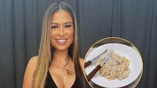 5 caixas de creme de leite, requeijão e bacon: descubra o macarrão delicioso que Simone Mendes faz quando quer sair da dieta
