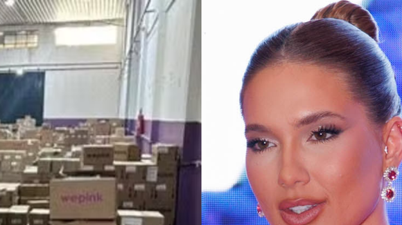 Vigilância sanitária interdita depósito de produtos da WePink, de Virgínia Fonseca; fiscalização descobre falta de alvará e até mofo