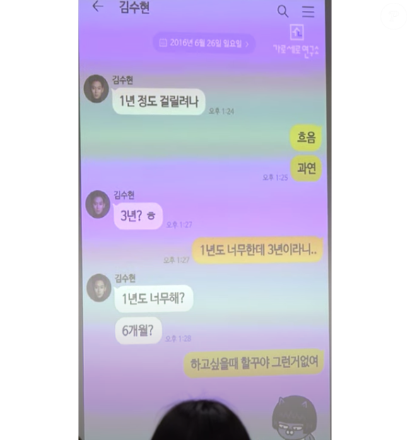 Nas mensagens, os atores conversam coisas do dia a dia em tom de romance, com direito a stickers e corações