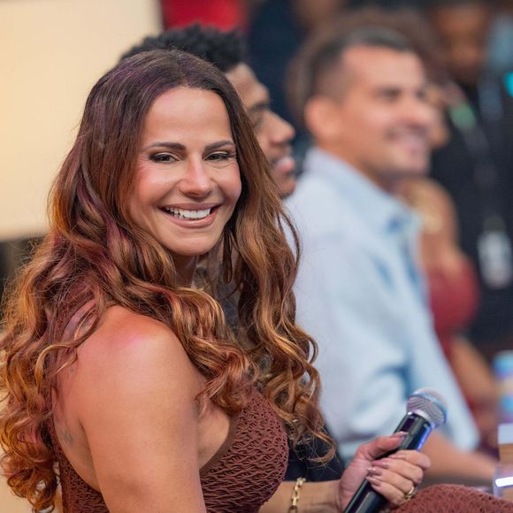 Viviane Araujo parece que não quer mesmo nenhum contato com Belo além das cenas de ‘Três Graças’