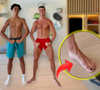 Nem os músculos, nem o cabelo: pé de Cristiano Ronaldo rouba a cena em foto do jogador com filho mais velho por detalhe curioso