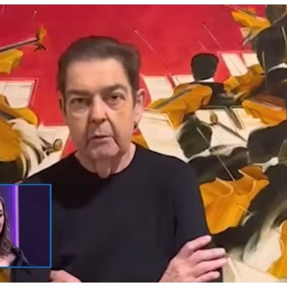 Lara foi surpreendida por uma homenagem de Faustão