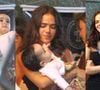 Bruna Marquezine foi clicada com uma bebê no colo neste domingo, 22 de junho de 2025