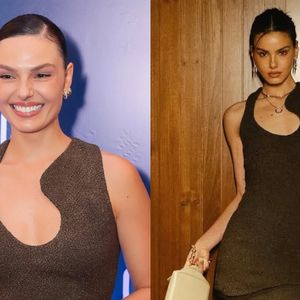 No mesmo dia, em lugares diferentes: em março deste ano, Isis Valverde esteve na pré-estreia da série "Maria e o Cangaço",  da Disney+, e Camila Queiroz em jantar promovido pela joalheria Tiffany & Co, em São Paulo