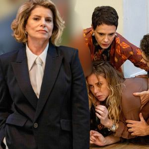 Odete (Debora Bloch) humilha Heleninha (Paolla Oliveira) bêbada em Vale Tudo