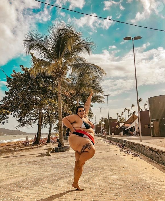 Thais Carla nunca se deixou intimidar e sempre usou roupas que queria, independente de corpo