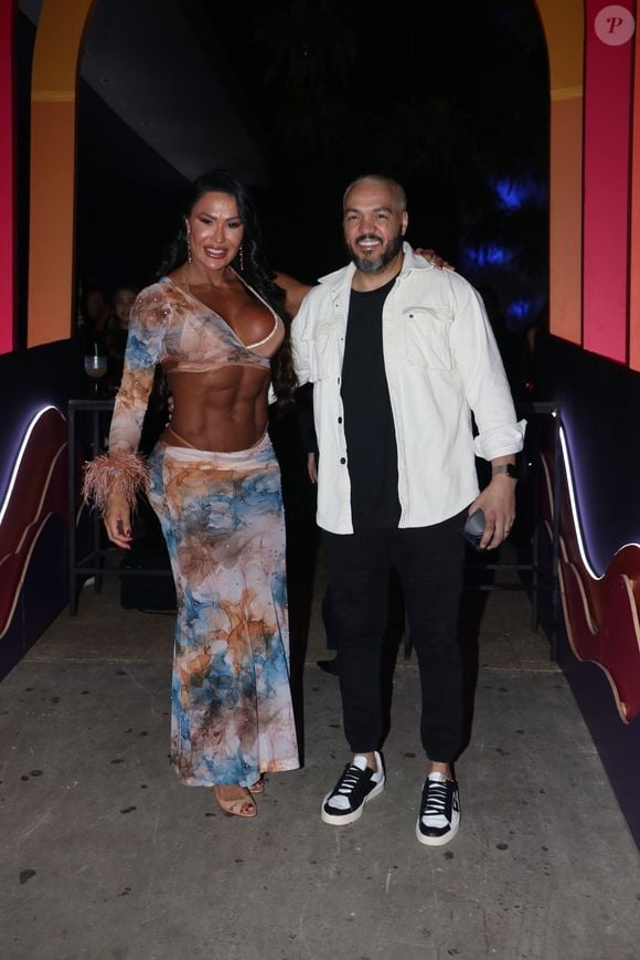 Gracyanne Barbosa já foi citada na Justiça junto com Belo, seu ex-marido