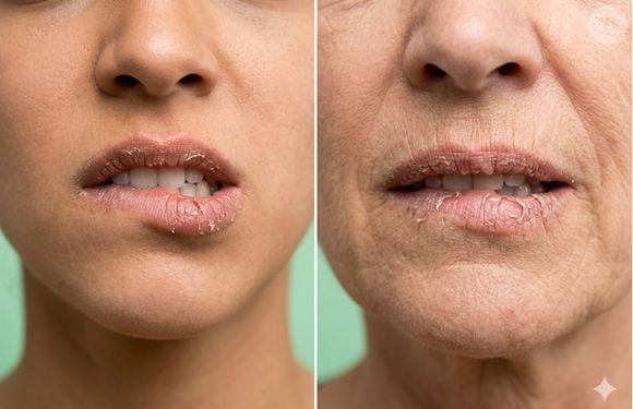 Morder a pele dos lábios pode ser um sinal preocupante quando se torna algo prejudicial, causando resultados visíveis.