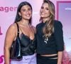 Flávia Alessandra marcou presença na estreia de Minha Melhor Amiga ao lado da filha, Giulia. Para a ocasião, a atriz escolheu um visual preto sofisticado, com cropped estruturado, saia longa e detalhes que quebraram a sobriedade da produção, enquanto o sapato bicolor de poás trouxe uma informação fashion ao look
