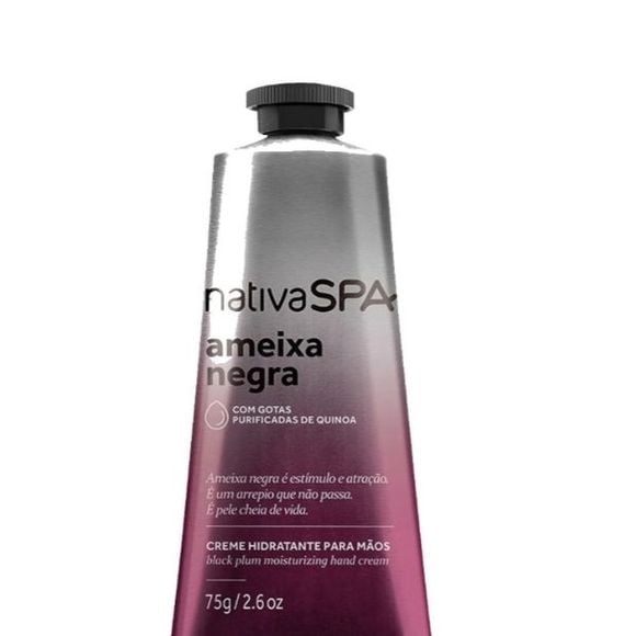 Creme Desodorante para as Mãos Nativa SPA Ameixa Negra (O Boticário) - 75g | R$ 38,90 - perfeito para carregar na bolsa, o creme para mãos hidrata sem deixar sensação pegajosa e ainda prolonga a fragrância sofisticada ao longo do dia