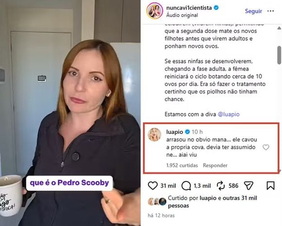Luana Piovani acusa Pedro Scooby de não cuidar dos próprios filhos