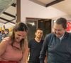 Faustão ganhou o primeiro pedaço de bolo da esposa