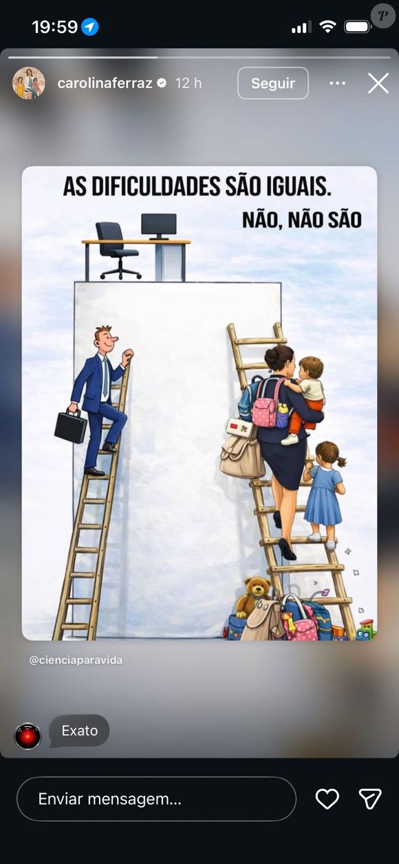 Desabafo antes do anúncio? Post de Carolina Ferraz repercute após saída do ‘Domingo Espetacular’