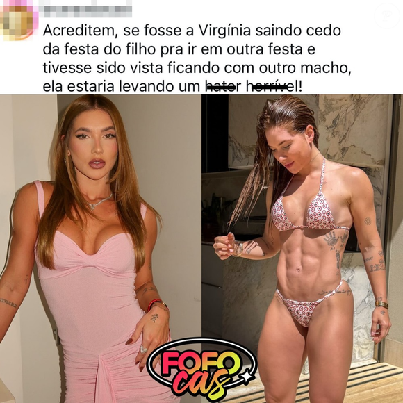 Página 'alfinetou' Zé Felipe após suposto 'flerte' e amigos de Virgínia curtiram