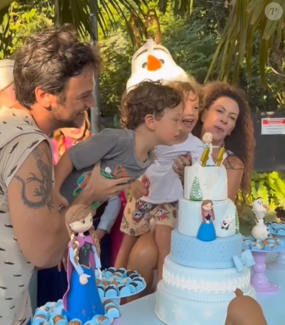 Nas redes sociais, internautas criticaram a escolha do tema da festa dos filhos de Emilio Dantas e Fabiula Nascimento