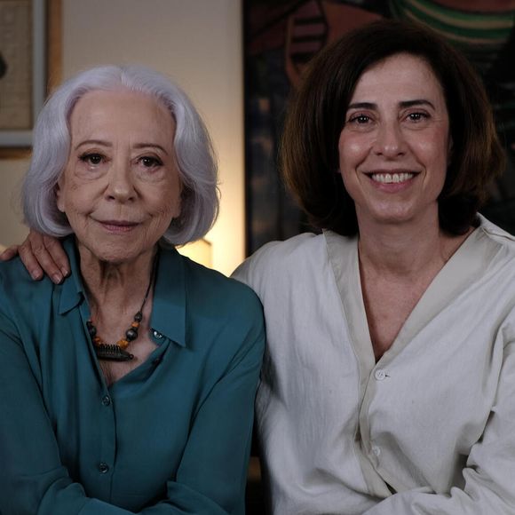 Fernanda Montenegro ao lado da filha Fernanda Torres