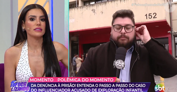 Gaby Cabrini no ‘Fofocalizando’: 'Eu queria saber o que levou a polícia a acreditar que ele poderia ir para fora do país'