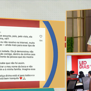 Léo Dias não deixa barato e dispara conselho polêmico: 'Se quiser anonimato, separa do Neymar'