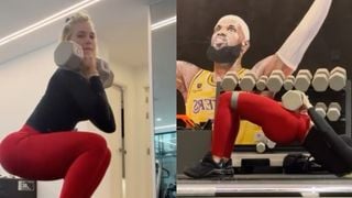 Com diagnóstico de enxaqueca, Virgínia muda séries de agachamento e elevação pélvica do treino: 'Dói minha cabeça'; veja!