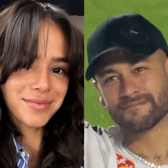 Neymar ouviu muito o nome de Bruna Marquezine no jogo do Santos deste domingo, 23 de fevereiro de 2025