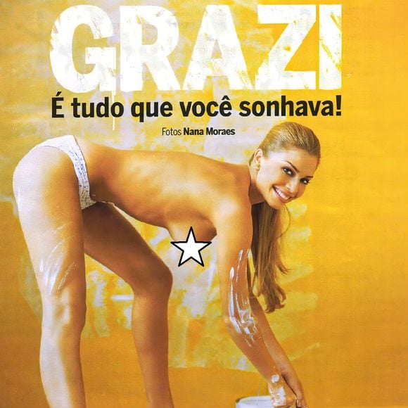 Grazi Massafera precisou vencer a timidez e fez história ao posar completamente nua para a revista Playboy