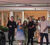 Eva, filha de Luciano Huck e Angélica, fez uma apresentação de balé no Shopping Village Mall, localizado na Barra da Tijuca