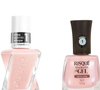 Fairy Tailor (Essie) + Ballet (Risqué Diamond Gel): o nude rosado translúcido com efeito gel, sem cabine de LED, ganha um similar nacional para quem ama unhas naturais e luminosas