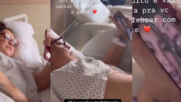 Emocionante! Preta Gil participa de casamento de Sabrina Sato e Nicolas Prattes direto do hospital: 'Vocês estão lindos'