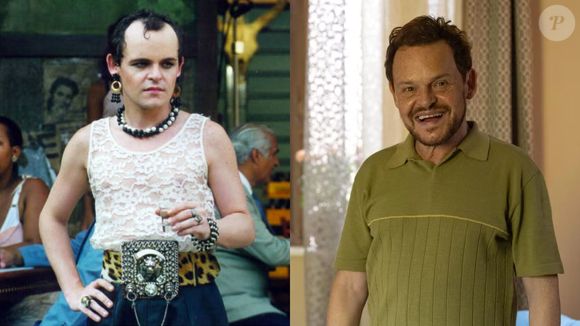 Matheus Nachtergaele chegou com tudo na Globo em 'Hilda Furacão', em 1998. No remake, ele interpreta Poliana, o dono de bar que acolhe Raquel no Rio