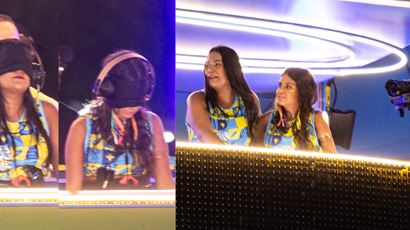 'Mais tempo vendadas do que assistindo': Chaiany e Gabi, do 'BBB 26', ficam menos de 30 minutos na Sapucaí e web DETONA TV Globo