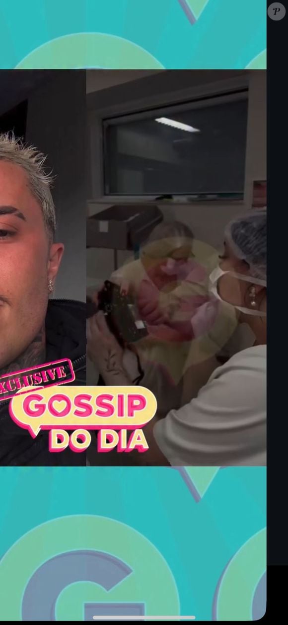 Perfil Gossip do Dia compartilhou vídeo polêmico de MC Daniel no parto do filho com Lorena