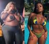 Jojo Todynho tem compartilhado sua rotina de reeducação alimentar com os seguidores. Ao todo, ela perdeu quase 90 kg, pesando 159 kg inicialmente.