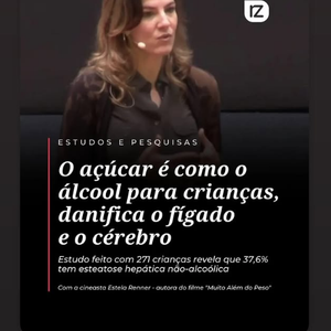 Publicação de Grazi Massafera foi feita com outra que dizia que o açúcar danifica o fígado e o cérebro