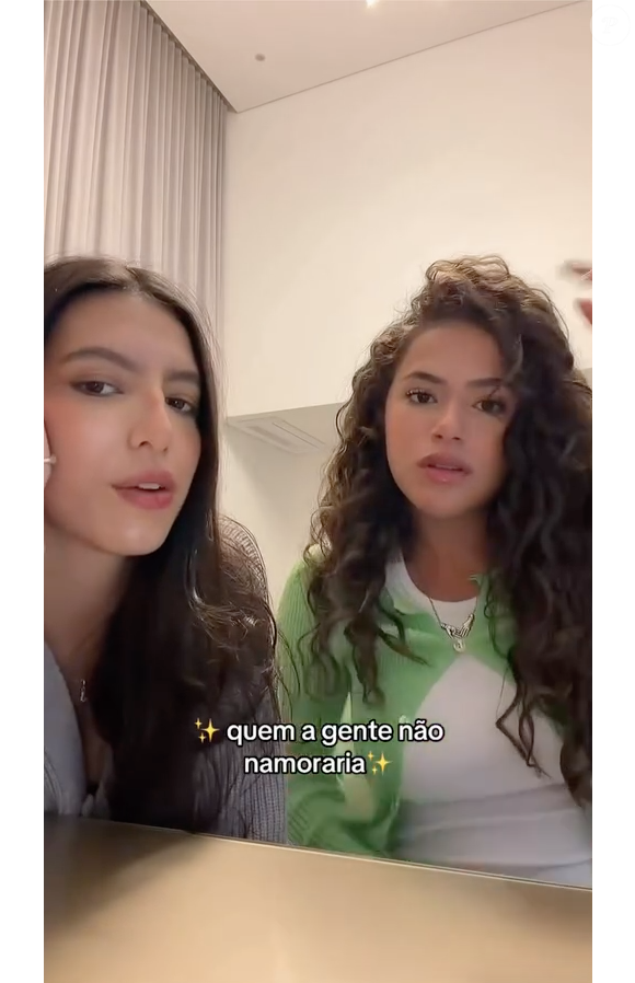 Maisa causou ao gravar um vídeo ao lado da amiga Júlia Rabelo, onde falam sobre o tipo de homem que não namorariam