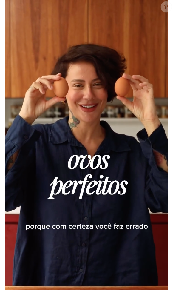 A chef Irina Cordeiro, uma das participantes da sexta temporada do 'MasterChef Profissionais', ensinou em suas redes sociais a fazer ovos cozidos perfeitos