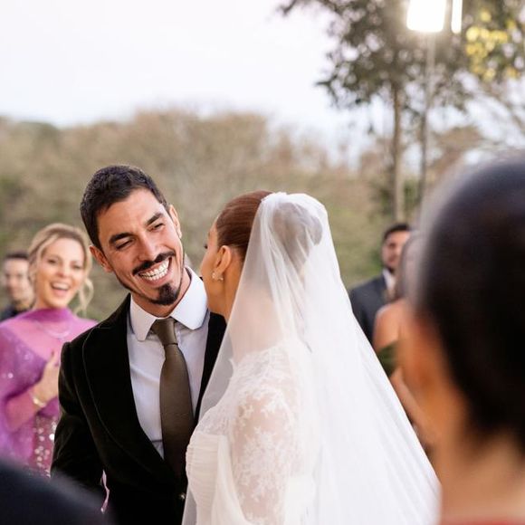 'Segundo casamento' de Giovanna Lancellotti e Gabriel David foi pura felicidade