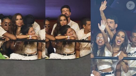 Anitta e Ian Bortolanza foram vistos juntos pela primeira vez no carnaval 2025 em camarote na Sapucaí