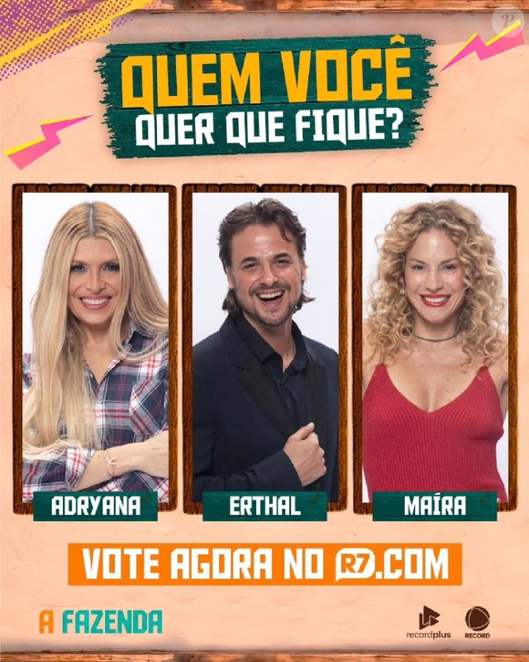 A segunda Roça de 'A Fazenda 18' coloca Daniel Erthal, Adryana Ribeiro e Maíra Charken frente a frente na votação do público. Sérgio Hondjakoff escapou após vencer a Prova do Fazendeiro