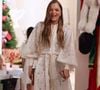 Rafaella Justus escolheu um look branco para Natal em família