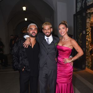 Casamento de Samara Pink e Thiago Stabile: Virginia Fonseca, sócia de noiva, posou com Lucas Guedez e Zé Felipe