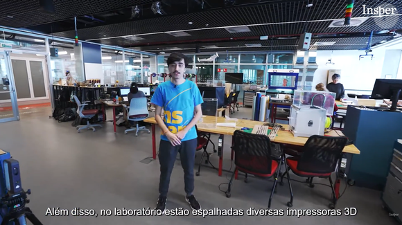 Impressoras 3D, corte a laser e marcenaria: os laboratórios do Insper chamam atenção pela estrutura tecnológica