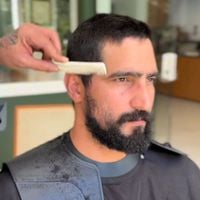 Adeus, cabelo comprido! A transformação visual de Renato Góes para entrar de vez como Heitor na novela 'Quem Ama Cuida'